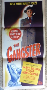  The Gangster Film Noir Murder Crime Blackmail Doublecross Guns 1940s N Mint - Picture 1 of 1