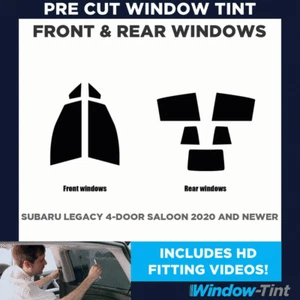 Vorgeschnittene Scheibentönung für Subaru Legacy 4-door Saloon 2020 Komplettset - Picture 1 of 5