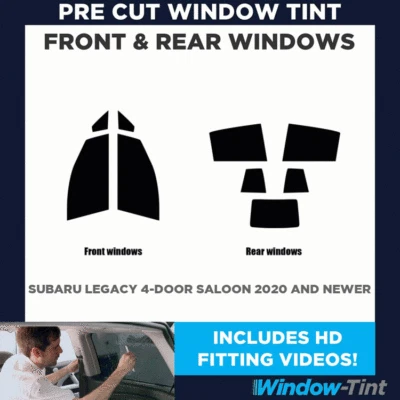 Vorgeschnittene Scheibentönung für Subaru Legacy 4-door Saloon 2020 Komplettset - Image 1 of 4