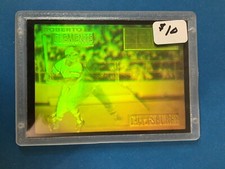 F130,034 1994 Clemente Wendy's #1 Roberto Clemente PIRATES HOF 3D 3000 HITS