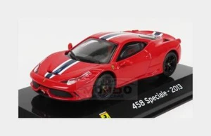 1:43 EDICOLA Ferrari 458 Speciale 2013 Con Vetrina With Showcase Red ABSUP142 MM - Picture 1 of 2