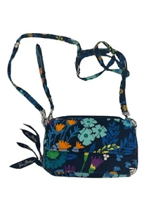 Vera Bradley All in One CrossbodyWristlet Schultertasche Midnight Blues - Bild 1 von 4