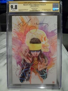 Marvel's Voices: Indigenous Voices #1 CGC 9.8 Signed David Mack Variant Cover D - Picture 1 of 6