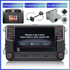 For VW Golf CC Rear USB NONAME Radio CarPlay Android Auto RCD360PRO 3 RCD440 330 - Picture 1 of 15