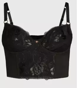 Sofia Intimates by Sofia Vergara Women's Embroidered Shine Bustier Size 40c NEW - Picture 1 of 4