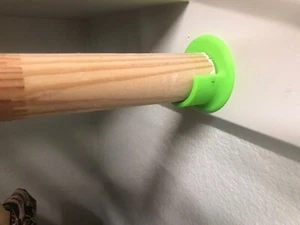 Industrielle Festigkeit Schrank Aufhänger Stange Halter Halterung unterstützt 300 Pfund - Bild 1 von 4