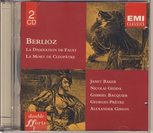 Berlioz - Gibson: The Damnation of Faust, La Mort de Cleopatre 2CDs Like New - Picture 1 of 2