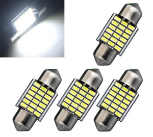 4x Ultra 31mm 3W Blanco 18 SMD LED Techo Iluminación Interior 12V Blanco Coche Coche - Imagen 1 de 6