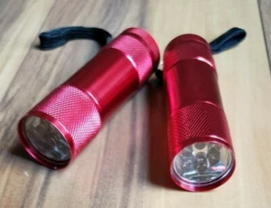 BRAND NEW X2 6 BULB LED FLASHLIGHTS (batteries included) Great Gift - Picture 1 of 2