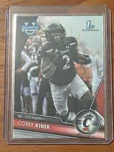 2023 1st Bowman Chrome U 34 Corey Kiner Cincinnati Football Card - Picture 1 of 2