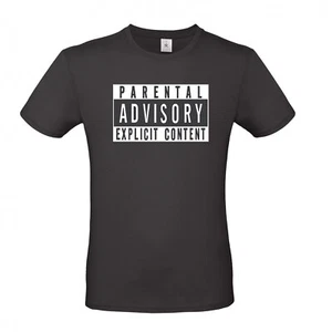 Lustiges T-SHIRT Parental Advisory Explicit Content - Bild 1 von 2