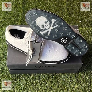 G/Fore G4 FORE Skull Gallivanter Golfschuhe Sneaker ⛳️ US 10,5 ⛳️ White Debossed - Bild 1 von 10