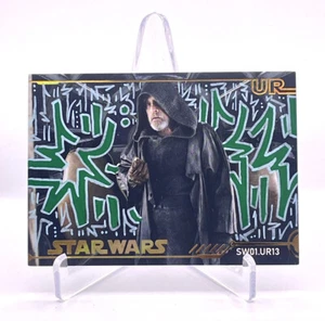 1/1 CUSTOM ART CARD Luke Skywalker The Force Awakens 2023 Star Wars Sw01.ur13 - Picture 1 of 2