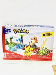 Mega Pokemon Kanto Region Team Toy Building Kit New Open Box Complete - Picture 1 of 6
