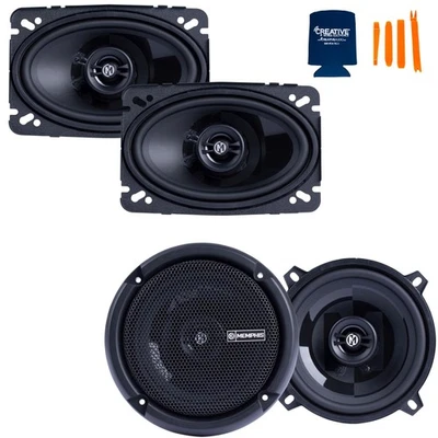 Memphis Audio PRX46 4x6" Coaxial and PRX5 5" Coaxial Speakers - Image 1 of 4