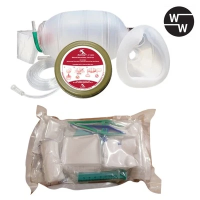 ifak pouch, Beatmungsbeutel Pocket+  Notfall-Koniotomieset, Army,Militär,TCCC  - Bild 1 von 4