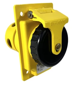 Russellstoll 9R54U2W DuraGard pasador y funda 50A 250V 3P 4W hermético hembra - Imagen 1 de 7