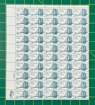 US 2041 Mint Sheet (MNH) Brooklin Bridge Centennial 20-Cent 1983 ZAYIX - Image 1 of 3