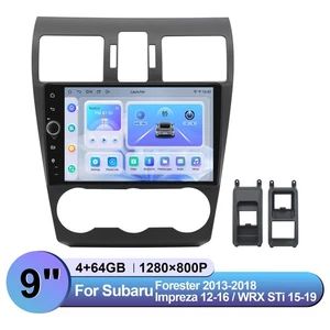  9 pulgadas HD Pantalla Táctil Android13 Navegación para Subaru Forester Impreza WRX 13-15 - Imagen 1 de 16