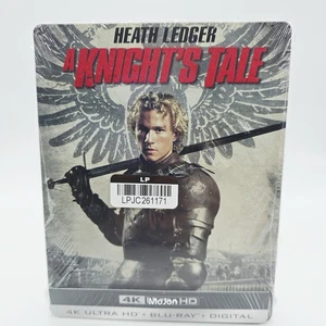 A Knight's Tale (4K/Blu-ray, 2025, STEELBOOK) NEW Heath Ledger action adventure  - Picture 1 of 4