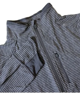 Lululemon Surge warmer Pullover mit halbem Reißverschluss grau Langarm Herren Large gebraucht, in einwandfreiem Zustand - Bild 1 von 10