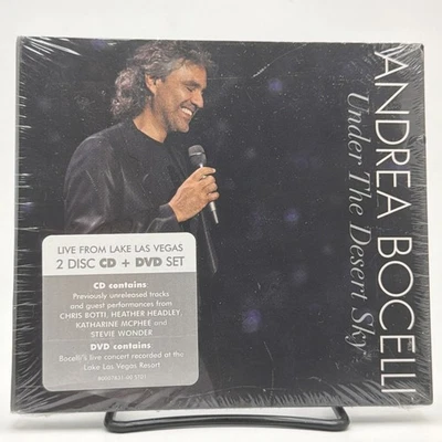 Andrea Bocelli - Under The Desert Sky CD+DVD 2006 Live Album Sealed - Image 1 of 4