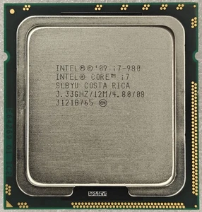 Intel Core i7-980 3.33GHz 6-core 12M LGA 1366/Socket B CPU processor - Picture 1 of 2