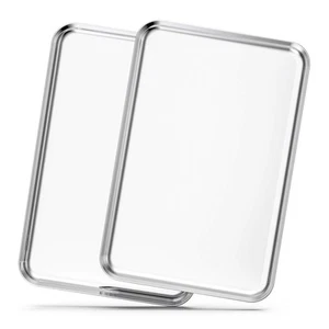 Baking Sheets Set of 2, 20 inch Stainless Steel Bakeware Baking Pans, Healthy... - Picture 1 of 7
