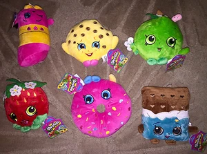 SHOPKINS - PLUSH TOYS - PLEASE CHOOSE CHARACTER - NEW WITH TAGS - Picture 1 of 8