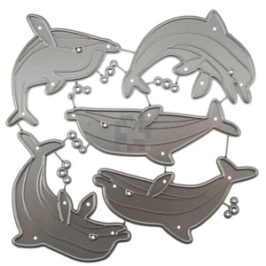 Juego de troqueles de corte de metal Dolphins de 5 piezas - Imagen 1 de 18