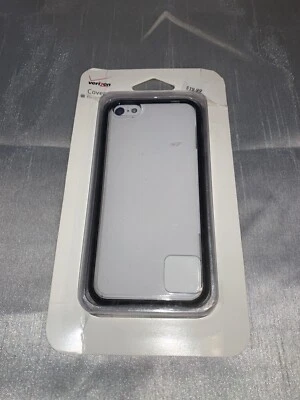 Verizon Shockproof Thin Protection Case - iPhone 5c - clear with black trim - Image 1 of 2