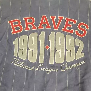 Giacca reversibile Atlanta Braves MLB National League Champions 1991-92 uomo L - Foto 1 di 12