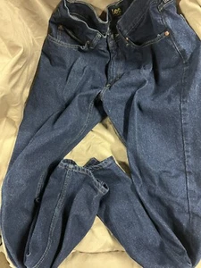 Pantalones de mezclilla Lee de ajuste regular pierna recta prelavados talla 34/34 sin etiquetas - Imagen 1 de 8