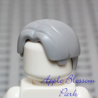 NUEVO Lego Minifigura PELO GRIS CORTO con Parte Media - Agente de Policía Abuelo Hombre Hombre Foto 1 de 4