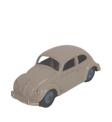 Dinky VW Volkswagen Beetle Kafer 1200 1:43 Vintage Gris Hecho en Inglaterra Foto 1 de 4