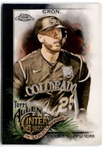 2022 Topps Allen & Ginter Chrome #268 C.J. Cron  Colorado Rockies  - Picture 1 of 2