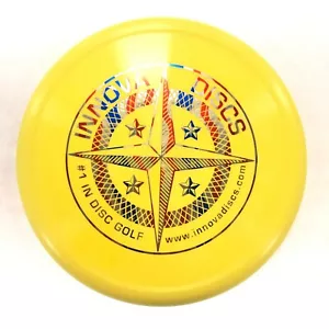 DISC GOLF INNOVA FIRST RUN STAR ANIMAL STABLE PUTTER 173-5g YELLOW W/ USA FLAG - Picture 1 of 1
