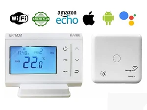 Vibe WiFi RF Smart programmierbarer Raumthermostat kabellos - Android & Apple Apps - Bild 1 von 10