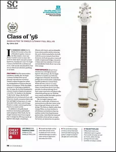 Guitarra Danelectro '56 Single Cutaway Full Bell HS comprobación de sonido artículo de revisión - Imagen 1 de 3