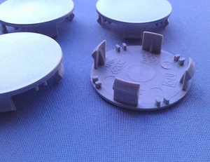 4x Nabenkappen Felgendeckel 62,0 mm 58,5 mm kappen silber für Alufelgen 6202 - Picture 1 of 6