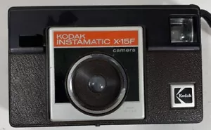 Vintage Kodak INSTAMATIC X-15F Camera nice shape - Untested - FAST SHIPPING! - Picture 1 of 7