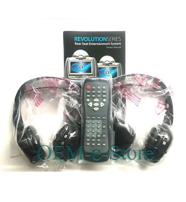 GMC Yukon Chevy Suburban Tahoe 2008-2014 auriculares y control remoto para sistema de reposacabezas Foto 1 de 4