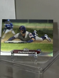 Nico Hoerner 2024 Topps Stadium Club Chrome Refractor #26 Chicago Cubs - Picture 1 of 2