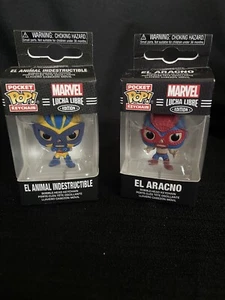 Pops keychain marvel lucha libre Wolverine and Spider - Picture 1 of 6