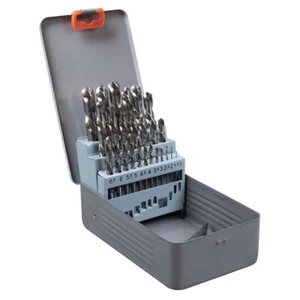 Sealey Linkshänder Spiral Bohrer Satz 25pc Für Schnapp- Nieten & Schrauben - Bild 1 von 7