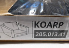 Ikea KOARP Armchair (Chair) Cover Slipcover SAXEMARA BLACK BLUE New! SEALED!