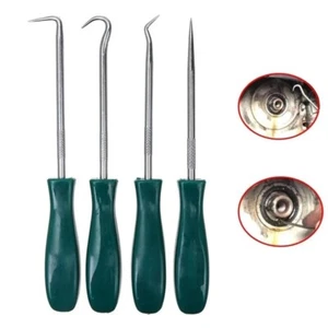 4PCS Car Oil Seal & Gasket Remover Set – 135mm Pick Hook Tools for Auto Repair - Picture 1 of 7