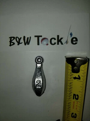 B AND W TACKLE 50 pcs. 2 oz. Bank sinkers, weights, fishing, lead
