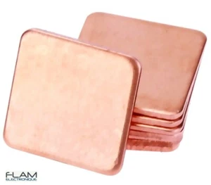 Dissipateur thermique pad 100% Cuivre 15 x 15 x 2 mm Pad 100% Copper Heatsink - Zdjęcie 1 z 3