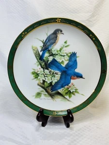Vintage Danbury Mint 1990 Bluebirds, Songbirds of Roger T Peterson - Picture 1 of 2